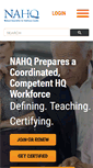 Mobile Screenshot of nahq.org